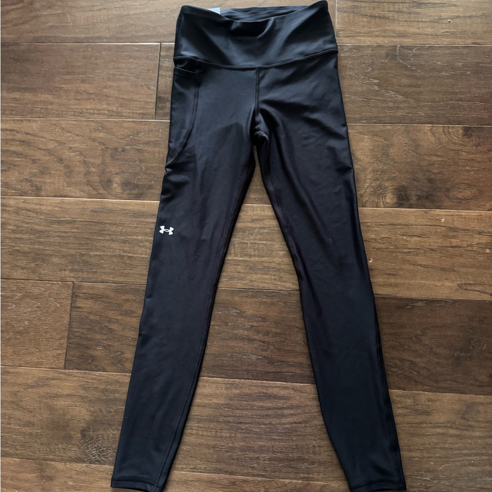 Under Armour Black Leggings compression high rise full length legging